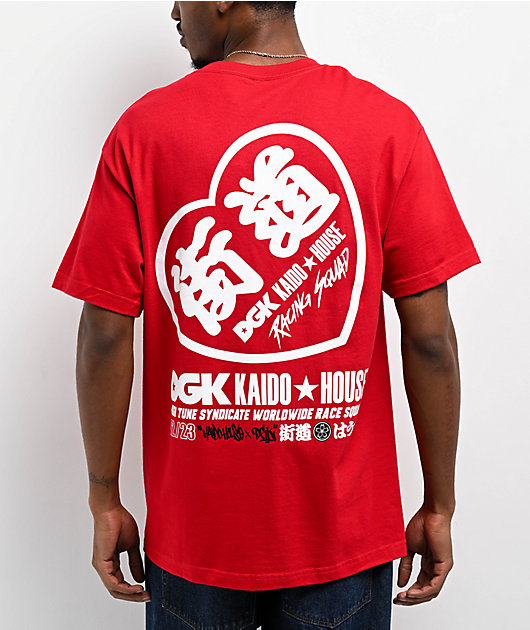 DGK x Kaido House Konbini Red T-Shirt | Zumiez