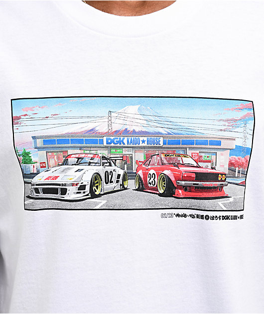 DGK x Kaido House Konbini White T-Shirt | Zumiez