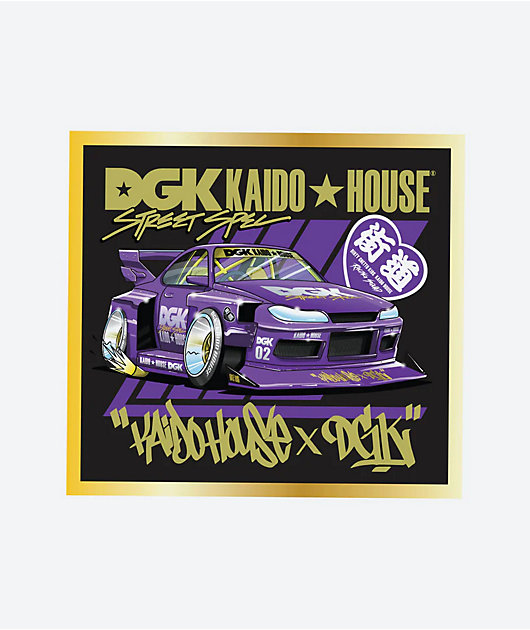 DGK x Kaido House Roulette Sticker | Zumiez