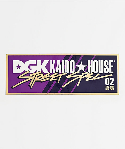 DGK x Kaido House Slap Sticker | Zumiez