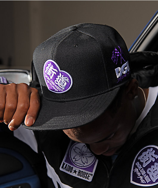 DGK x Kaido House Street Spec Black Snapback Hat