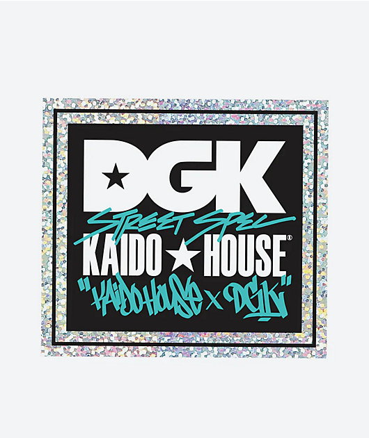 KAIDO HOUSE DGK 限定 JUN IMAI サイン入り DGK x Kaido House Zokusha Sticker | Zumiez
