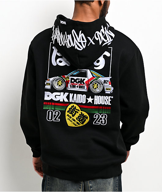 DGK x Kaido House Torque Black Hoodie