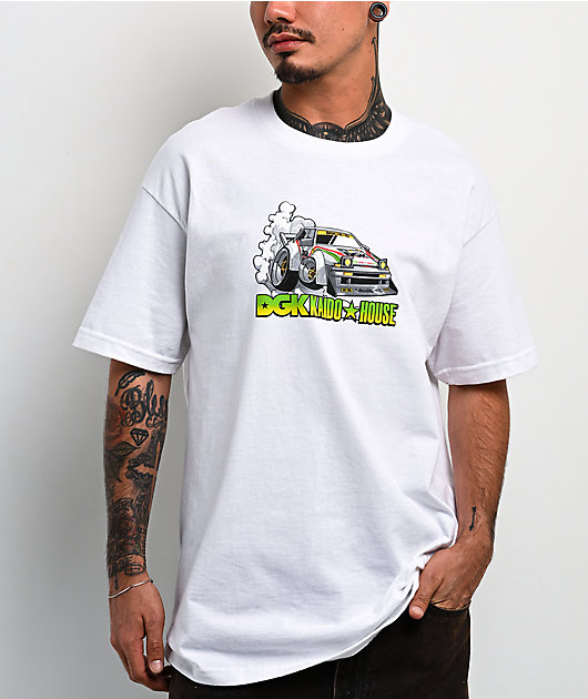 DGK x Kaido House Wide Open White T-Shirt