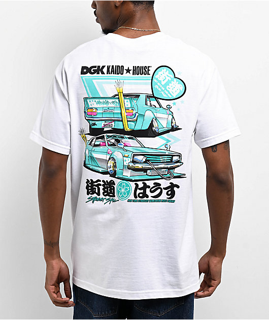 DGK x Kaido House Zokusha White T-Shirt | Zumiez