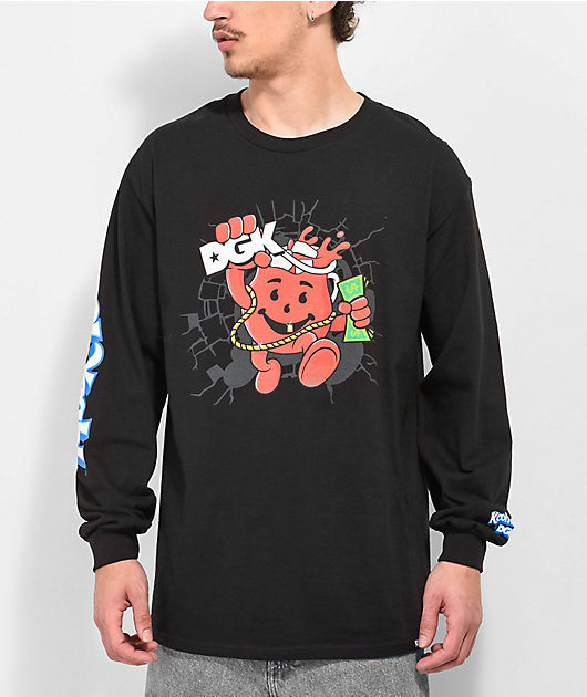 DGK x Kool-Aid Smash Black Long Sleeve T-Shirt | Zumiez
