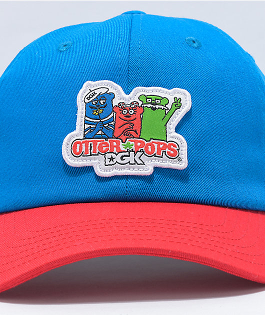 DGK x Otter Pops Crew Red & Blue Strapback Hat