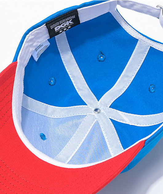 DGK x Otter Pops Crew Red & Blue Strapback Hat