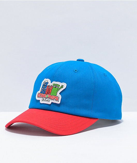 DGK x Otter Pops Crew Red & Blue Strapback Hat