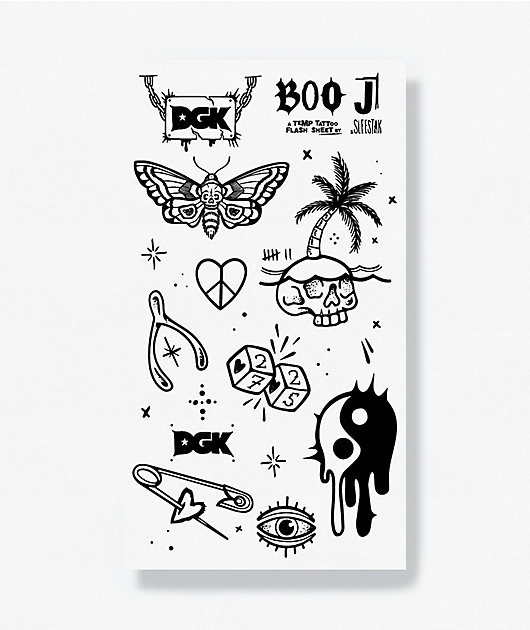 DGK x Sleestak Boo Tattoos 8.5" Skateboard Deck