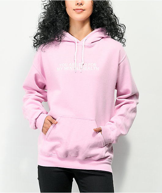 Pink hoodie zumiez hotsell