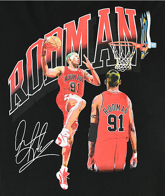 Rodman Brand Dunk White T-Shirt - Size XXL - White - Graphic - Street - T-shirts - Men's Clothing at Zumiez