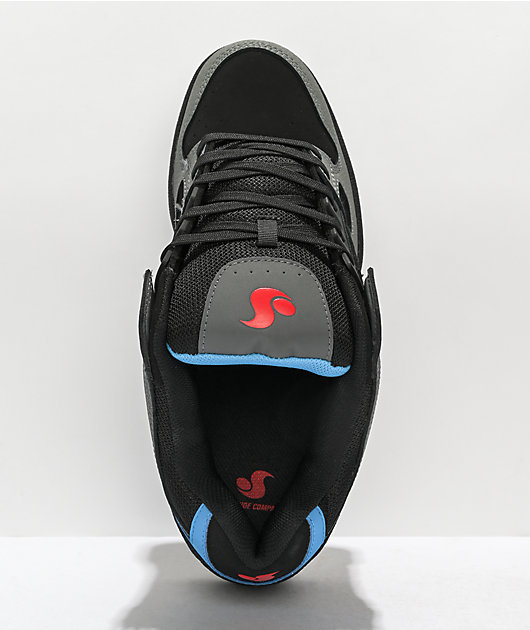 DVS Celcius Black, Charcoal, Red & Blue Skate Shoes