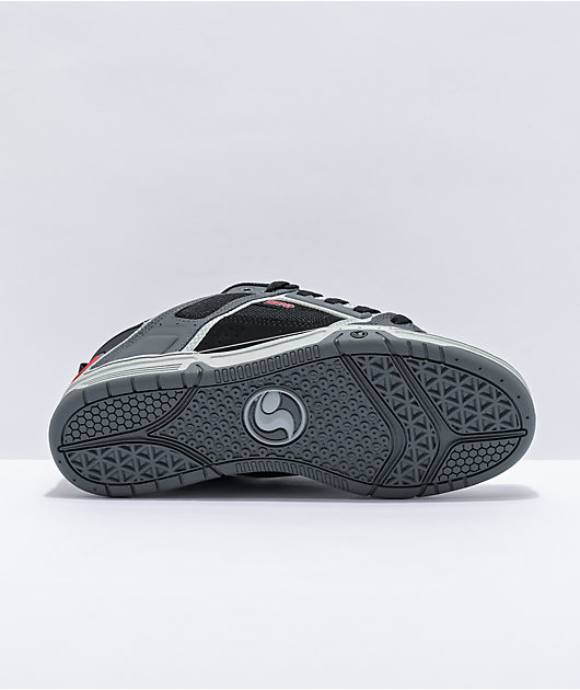 DVS Comanche Black, Charcoal & Red Skate Shoes