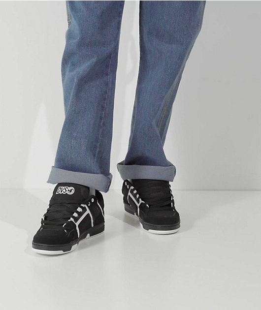 DVS Comanche Black & White Skate Shoes