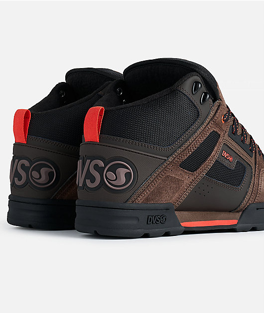 DVS Comanche Brown, Black & Orange Boots