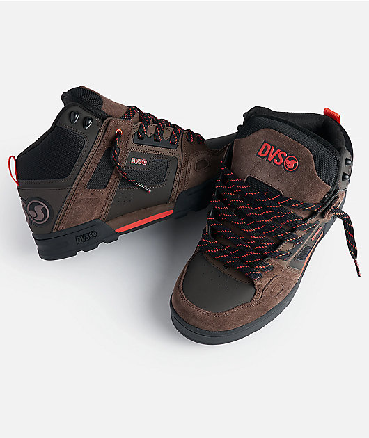 DVS Comanche Brown, Black & Orange Boots