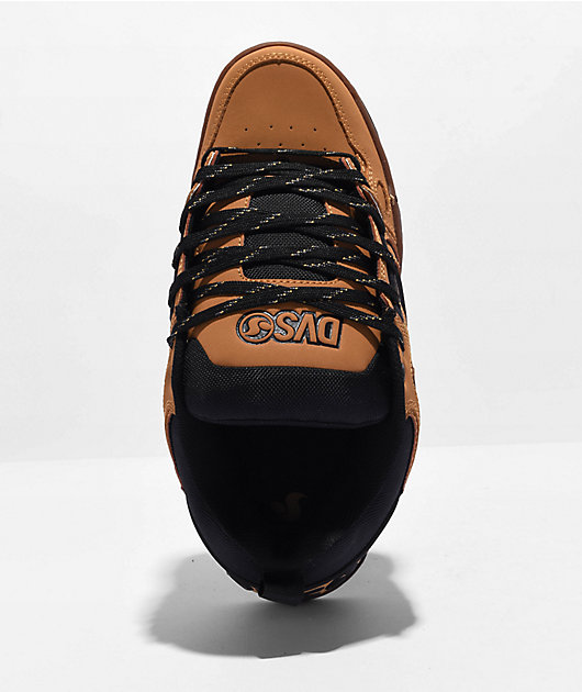 DVS Comanche Chamois, Black & Gum Skate Shoes
