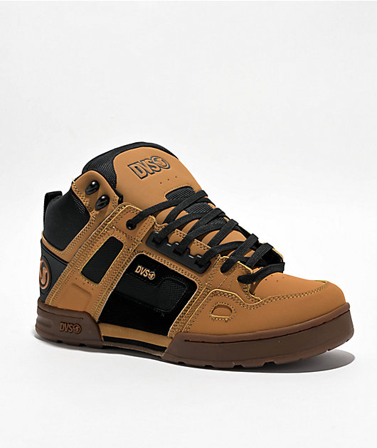 DVS Comanche Tan Black Boots Zumiez