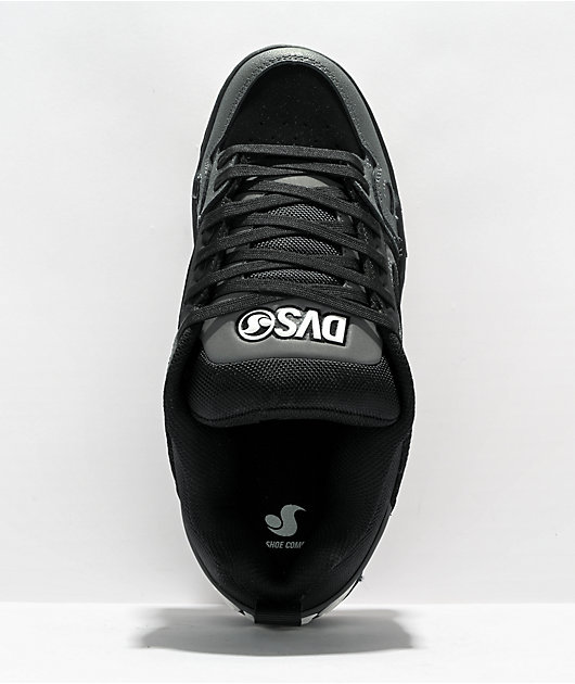 DVS Comanche Charcoal, Black & White Skate Shoes