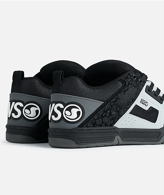 DVS Comanche Paisley Black & Charcoal Skate Shoes
