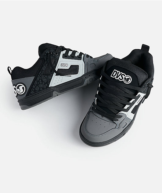 DVS Comanche Paisley Black & Charcoal Skate Shoes