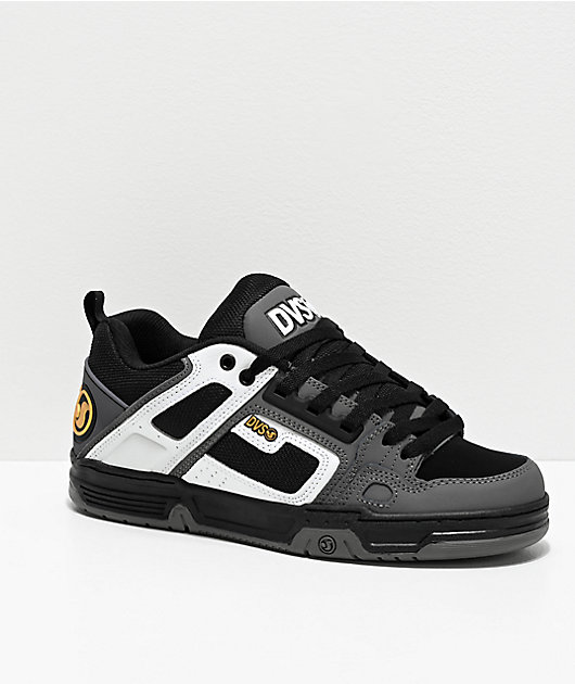 DVS Comanche White, Charcoal \u0026 Black Skate Shoes | Zumiez
