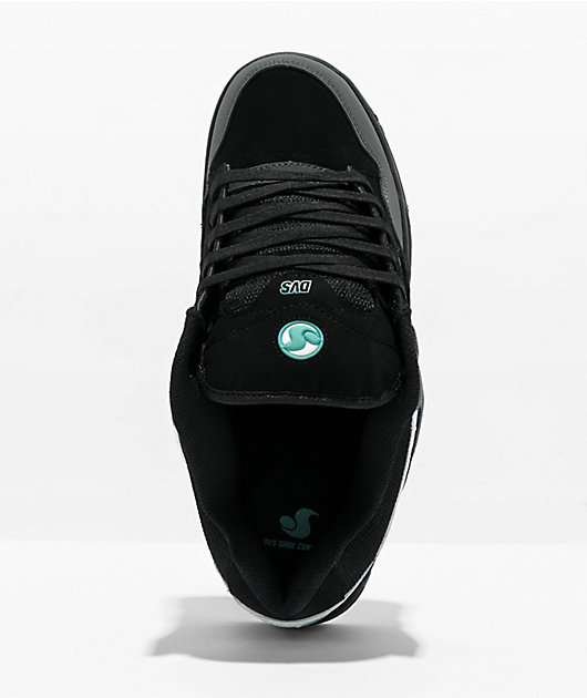 DVS Enduro Heir Black Charcoal Turquoise Skate Shoes