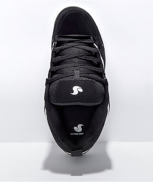 DVS Gambol Black, White, & Paisley Skate Shoes