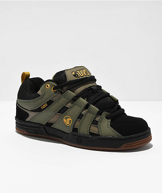 DVS Primo Olive u0026 Black Skate Shoes