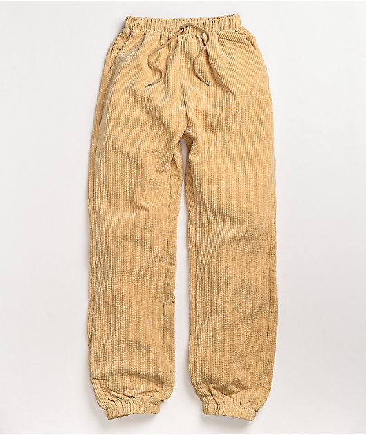 cream colored joggers