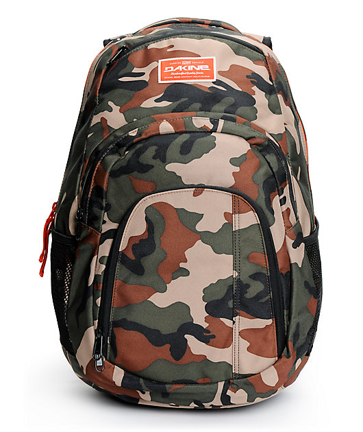 dakine camo backpack