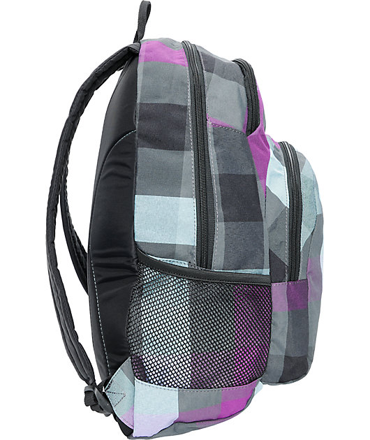 dakine plaid backpack