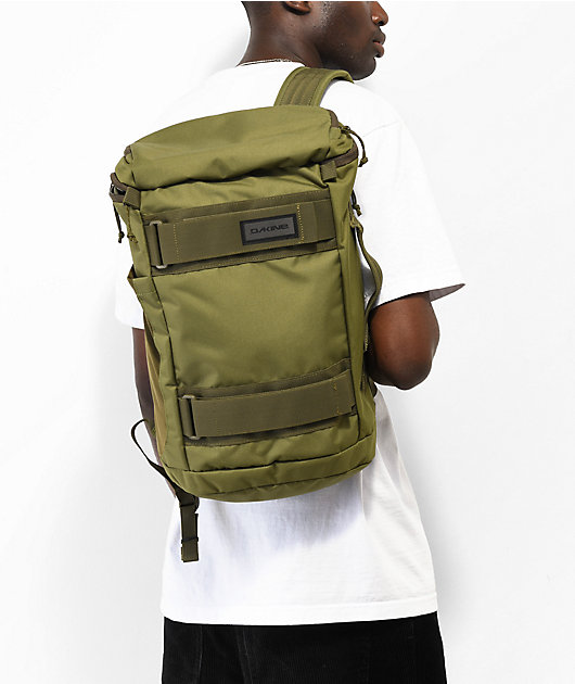 Dakine Mission Street Pack Utility Green Backpack | Zumiez