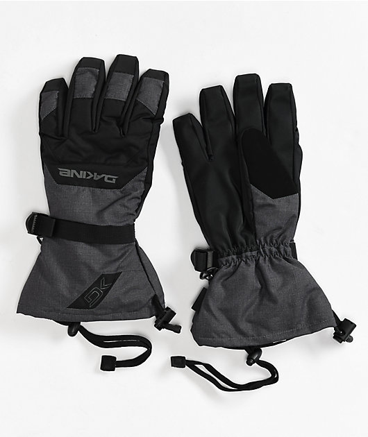 Dakine Scout Carbon Grey Snowboard Gloves | Zumiez