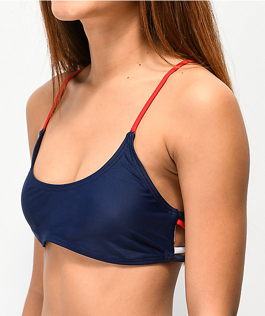 navy blue bralette top