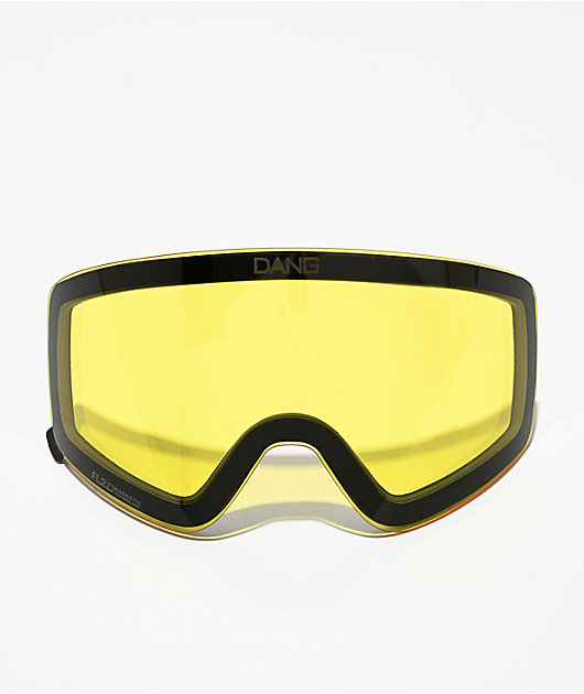 Dang Shades FL2.0 Magnet Tech Sand & Chrome Snowboard Goggles