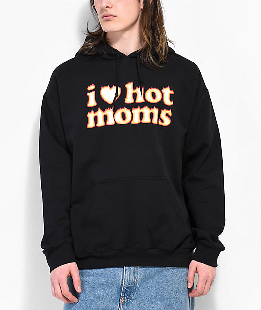 RIPNDIPxDannyDuncan◆海外限定 I Love Hot Moms パーカー送料込 I Love Hot Moms Hoodie Funny Red Hearth Love Moms Hoodie Hot