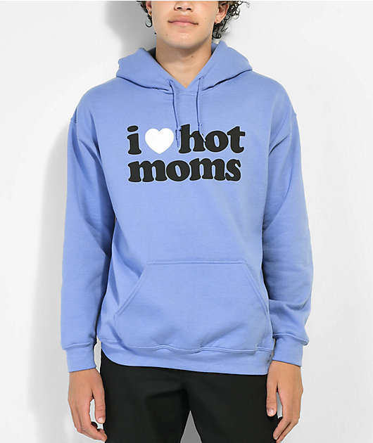 Danny Duncan I Heart Hot Moms Lavender Hoodie Zumiez