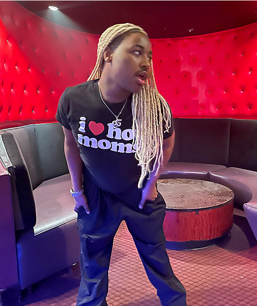 Danny Duncan I Heart Hot Moms camiseta negra