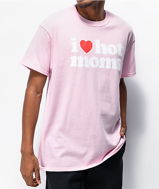 Danny Duncan I Heart Hot Moms camiseta rosa