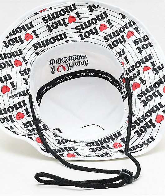 Danny Duncan I Heart Hot Moms gorro de cubo blanco