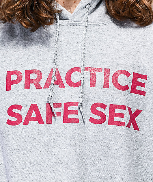 Danny Duncan Practice Safe Sex Grey Hoodie
