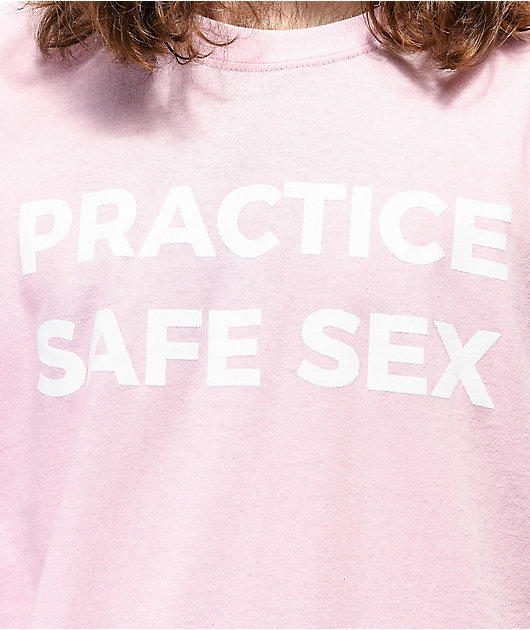 Danny Duncan Practice Safe Sex Pink T-Shirt