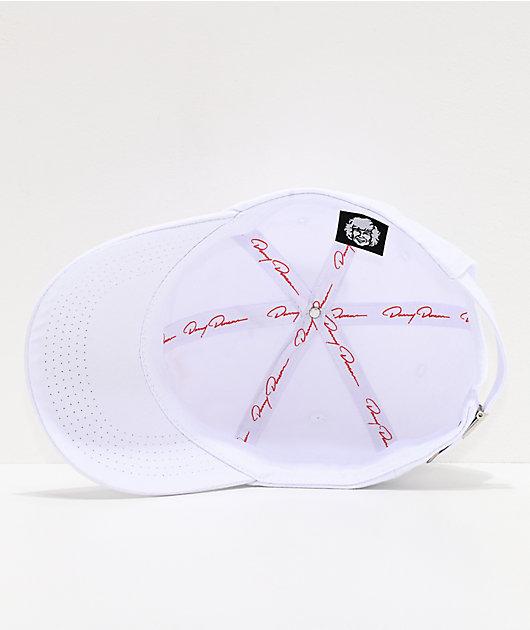Danny Duncan Practice Safe Sex White & Red Strapback Hat