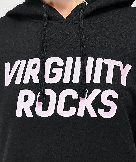 black virginity rocks hoodie