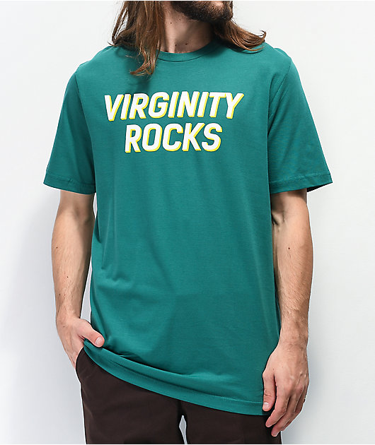 Danny Duncan Virginity Rocks Teal & White T-Shirt
