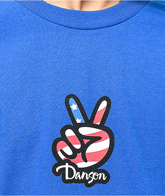 Danson Sign Language Blue T-Shirt