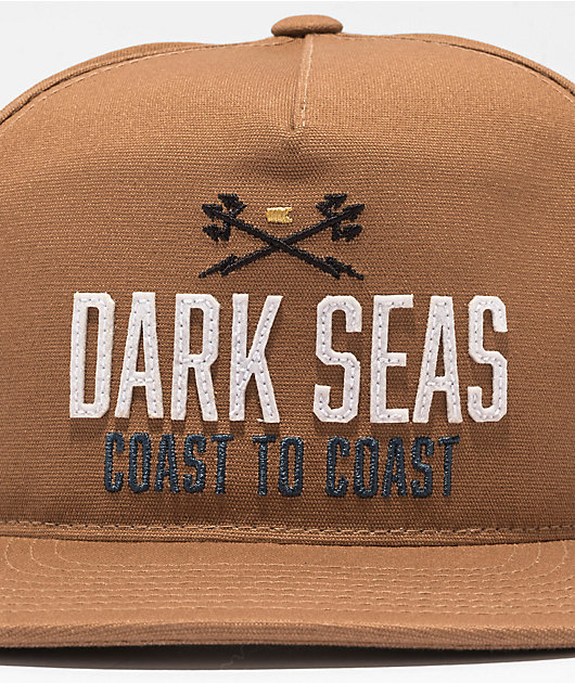 Dark Sandway Snapback Hat