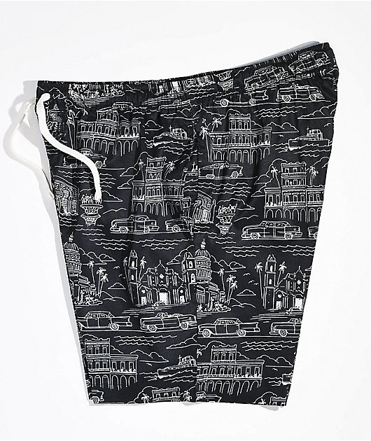 Dark Seas Habana Black Board Shorts